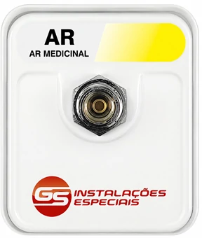 Canopla para ponto de Ar Medicinal