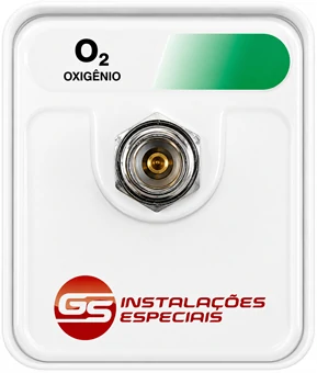 Canopla para ponto de consumo de Oxigênio