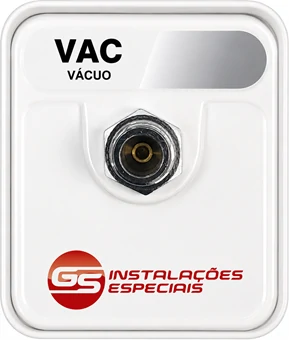 Canopla para ponto de consumo de Vácuo