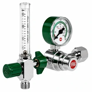 Válvula para cilindro de Oxigênio com fluxômetro